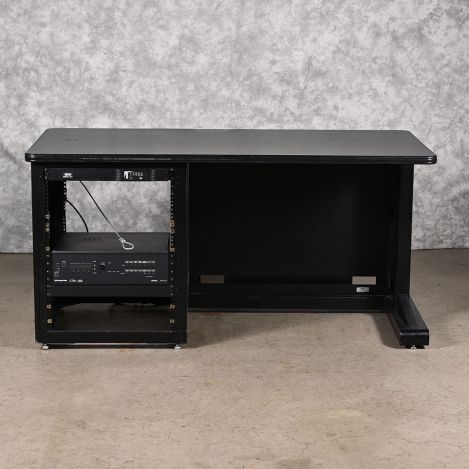Dispo Rack Desk/AV-Rack-Combo-with-Possible-Electronics-B108226