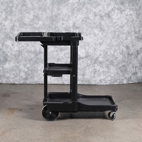 Rubbermaid 6181 Locking Janitor Cart Cabinet - Pour Chariot 6173 - Noir