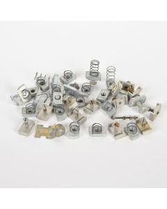 Lot of Unistrut Channel Nuts Springs & Mounting Hardware