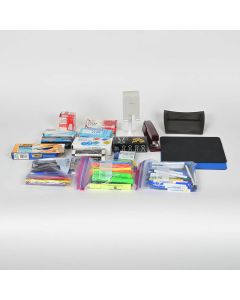 Lot of Various Office Supplies - Pens, Highlighters, Stapler, Clips & Push Pins
