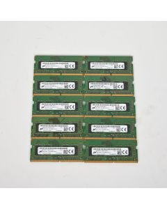 Lot of 10 Micron 8GB 1Rx8 PC4-2666V-SA2-11 DDR4 ECC RDIMM Memory Modules