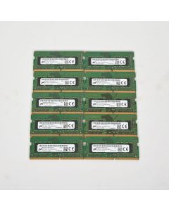 Lot of 10 Micron 8GB 1Rx8 PC4-2666V-SA2-11 DDR4 ECC RDIMM Memory Modules