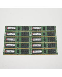 Lot of 10 Micron Kingston 16GB 2Rx4 2G x 72-Bit PC4-2400 DDR4 ECC RDIMM Memory Modules