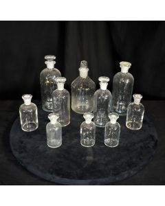 Ten (10) Various Glass Bottles