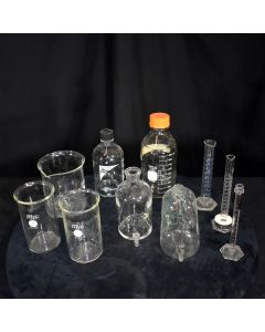 Ten (10) Various Pieces of Glassware