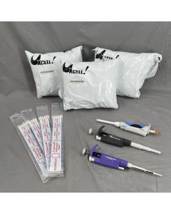 Mixed lot of Three (3) Pipetters, Three (3) Bags of Tips & Four (4) Bags of Pipettes
