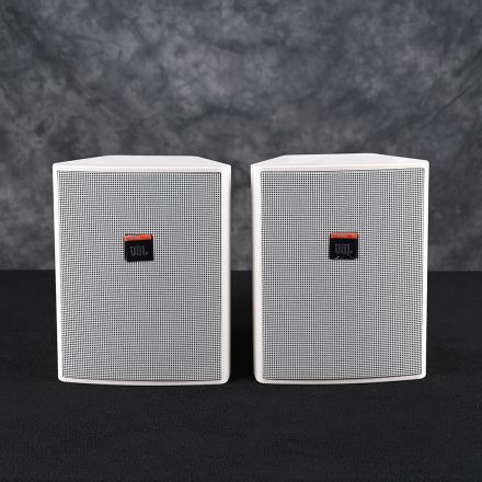 JBL Control 25 White Indoor/Outdoor Wall Mount Speakers Pair