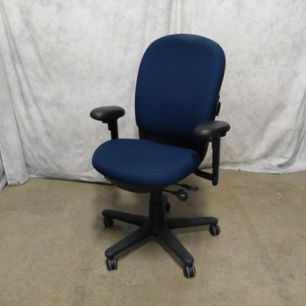 Steelcase Drive Office Chair 5A93 Midnight Fabric Adjustable with Arms Ergonomic with Wheels