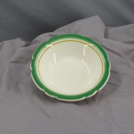 Walker China 9-42 Soup Bowl Green Porcelain 5.5"