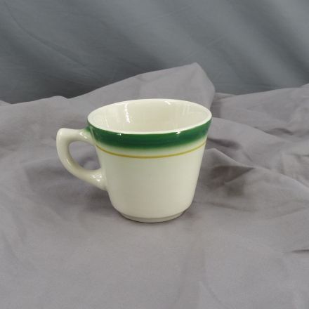 Walker China 5-44 Mug Green Porcelain 3.5"