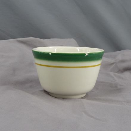 Walker China 1-45 Bouillon Cup Green Porcelain 3.5"