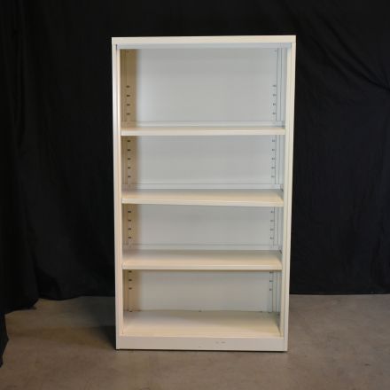 Steelcase 736564 Freestanding 4700 Warm White Metal Closed Shelving 4 Shelves 36"x15"x65"