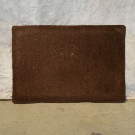 Commercial Floor Mat Brown Synthetic Blend Rectangle Low Pile 34"x23"