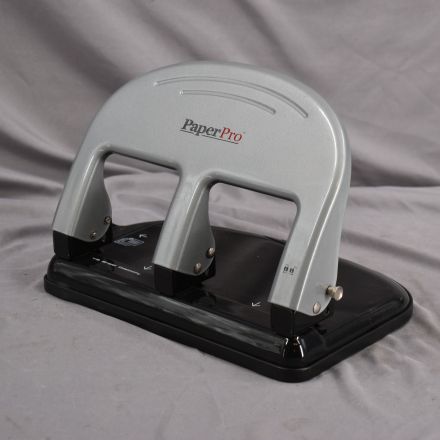 PaperPro 2240 Heavy Duty Hole Punch Silver Metal
