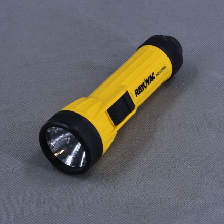 Rayovac Flashlight Yellow Plastic Incandescent Battery