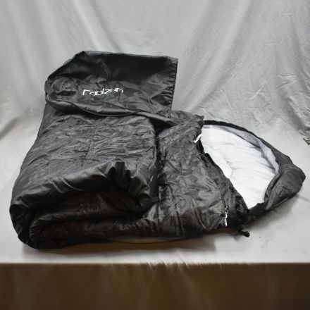 Coolzon Rectangular Sleeping Bag Black Fabric