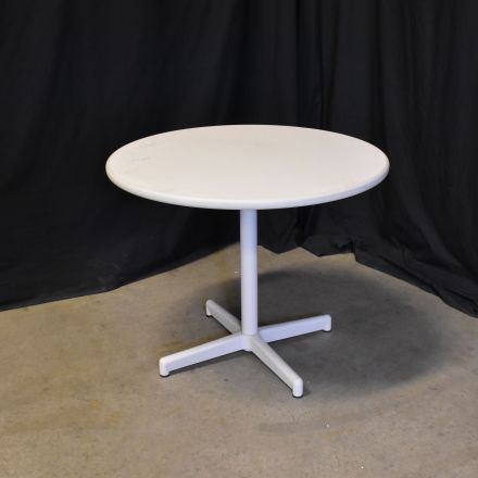 Steelcase 853600 Café/Bistro Table Gray Colored Laminate Round 36"x36"x28"