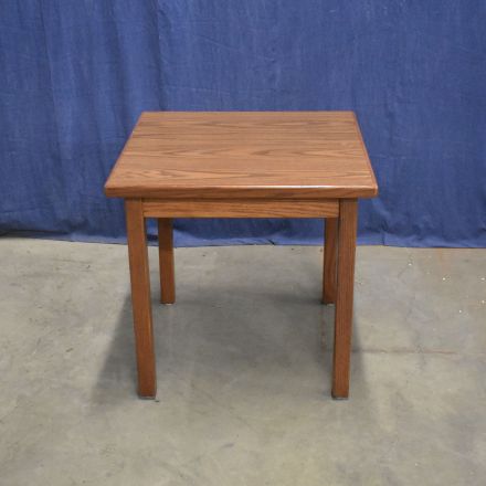 End Table Medium Wood Colored Laminate Square 24"x24"x24"