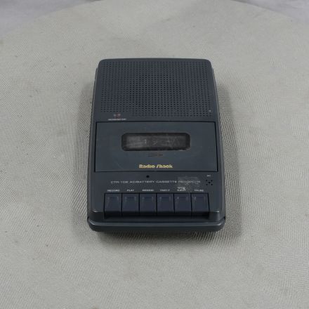 Radio Shack CTR-102 Cassette Recorder Battery Not Included