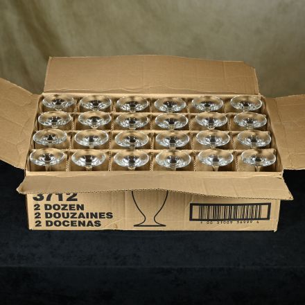 Case of 24 Clear Wine Glasses