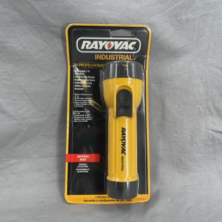 Rayovac IN2-K Flashlight Yellow Plastic Krypton Battery