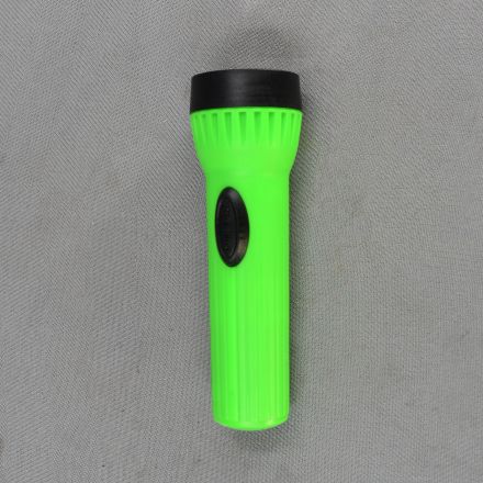 Eveready Flashlight Green Plastic Incandescent Battery