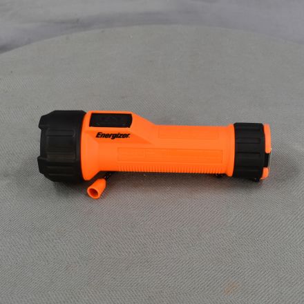 Energizer Flashlight Orange Plastic LED Battery