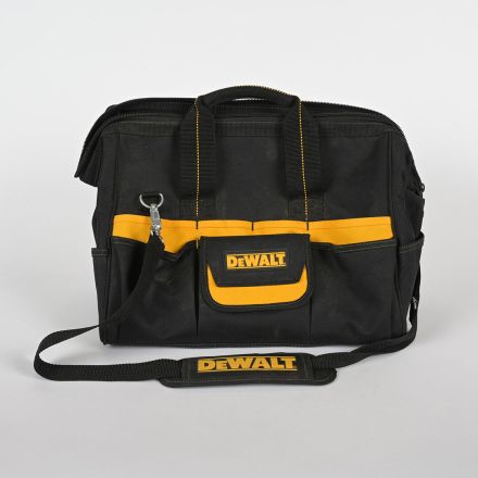 DEWALT Contractor Tool Bag with Shoulder Strap, Black & Yellow