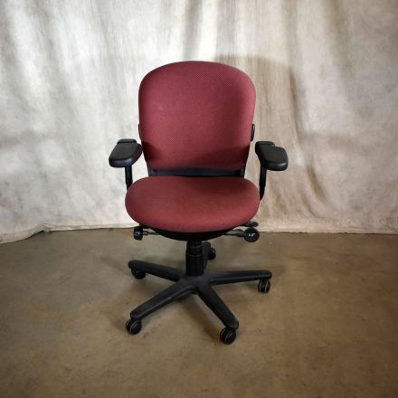 Steelcase Drive Office Chair 5225 Currant Fabric Adjustable with Arms Ergonomic with Wheels