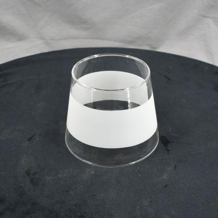 Glass Lantern Globe Clear Glass 5"x4"