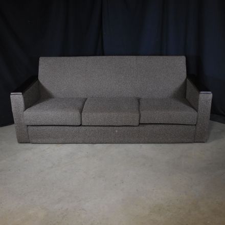 Sofa Sits Up to 4 Brown Fabric 77"