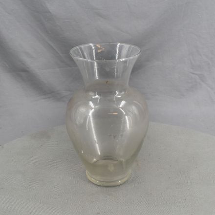 Vase Clear Glass 5"x9"