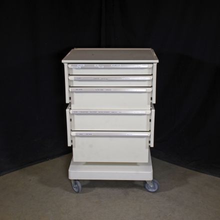 Herman Miller Mobile Medical Storage Ivory Colored 23.5"x21.5"x37"