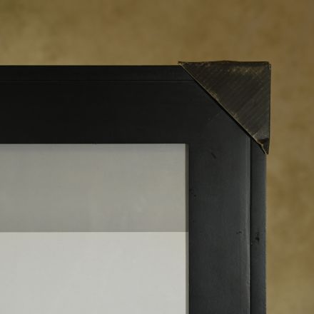 Studio Décor Black Plastic Frame Glass 29"x41"