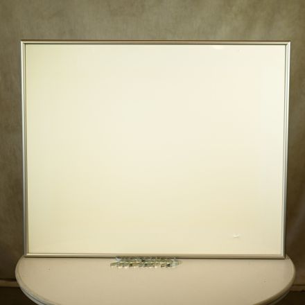 Silver Colored Metal Frame Plastic Glazing 34.25"x28.25"