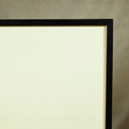 Black Wood Frame Glass 16"x21"
