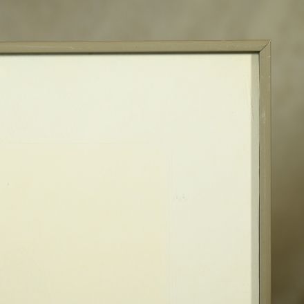Gray Metal Frame Glass 17.5"x15"