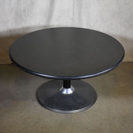 Coffee Table Gray Laminate Round 36"x36"x18.5"