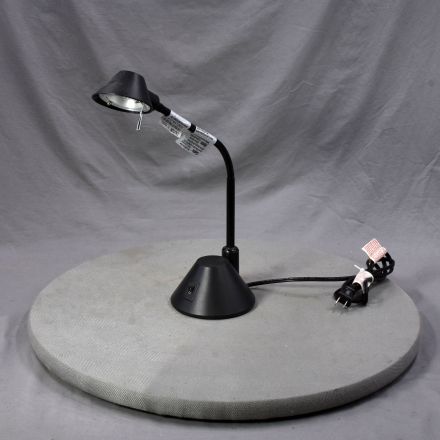 Table Lamp Black Plastic Halogen Electrical 20 W 20"
