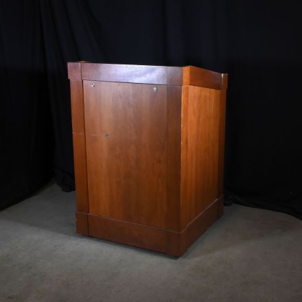 Lectern Medium Colored Wood with Storage Lockable Keys not Included 30"X29.5"x45"