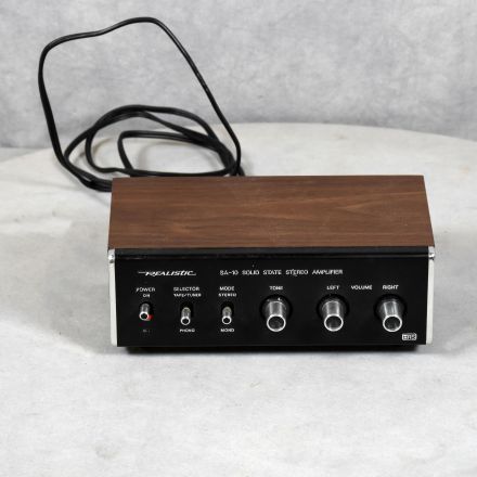 Realistic SA-10 Stereo Amplifier Power Cable Included