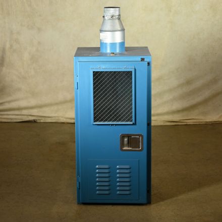Gas Cylinder Safety Cabinet Blue Metal 18"x18"x47"