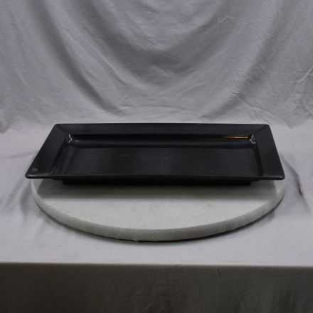 Hubert H0017 Commercial Serving Tray Black Plastic 22"x12.5"