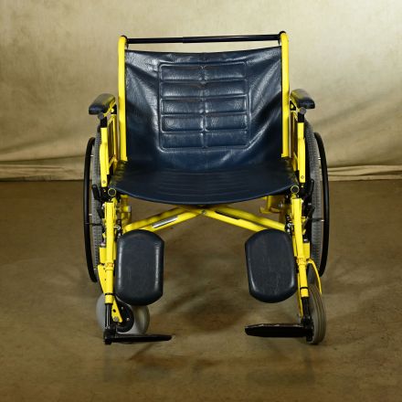 InvaCare Tracer IV Manual Basic Wheelchair Foldable Includes Foot Rests 350 lb. Capacity 24"