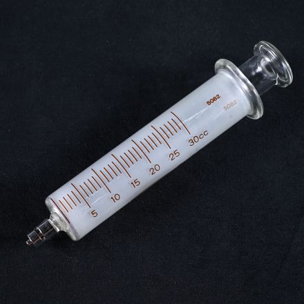 Popper & Sons, Inc. Perfektum Autoclavable Glass Syringe 30 mL