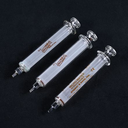 Various Autoclavable Glass Syringes 10 mL