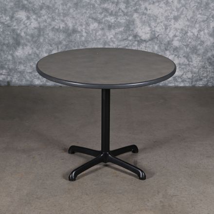 Steelcase 853600 Café/Bistro Table Gray Laminate Round 36"x36"x28.5"