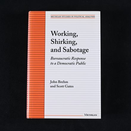 Vintage "Working, Shirking, and Sabotage" by Brehm, John; Scott Gates