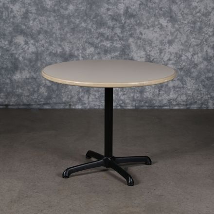 Steelcase 853600 Café/Bistro Table Ivory Colored Laminate Round 36"x36"x28.5"