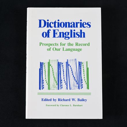 Vintage "Dictionaries of English" by Bailey, Richard W.